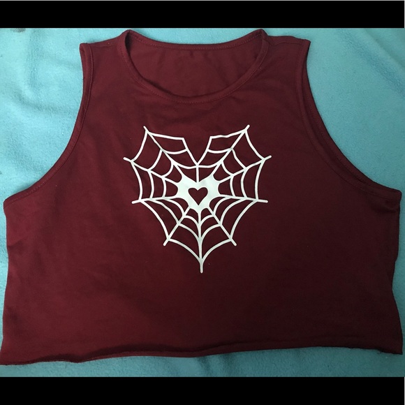 Spider Web Heart Cami - Picture 3 of 5